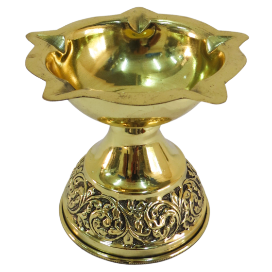 Brass Standing Diya  KBH09271