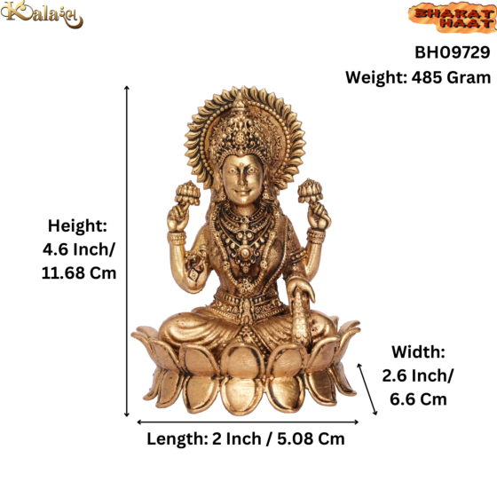 Brass Lakshmi Idol KBH09729