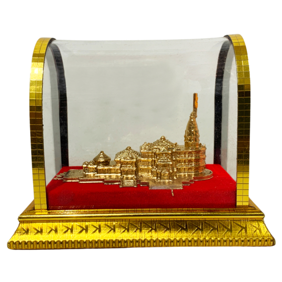 Metal Ram Mandir Memento  4 Inch KBH09734