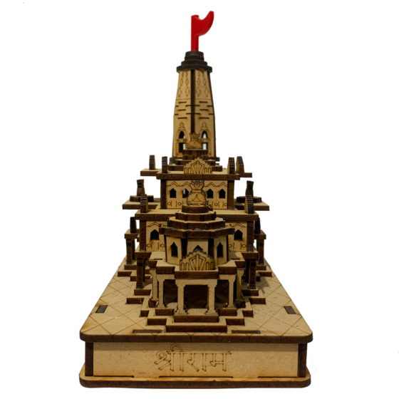 Wooden Ram Mandir KBH09847