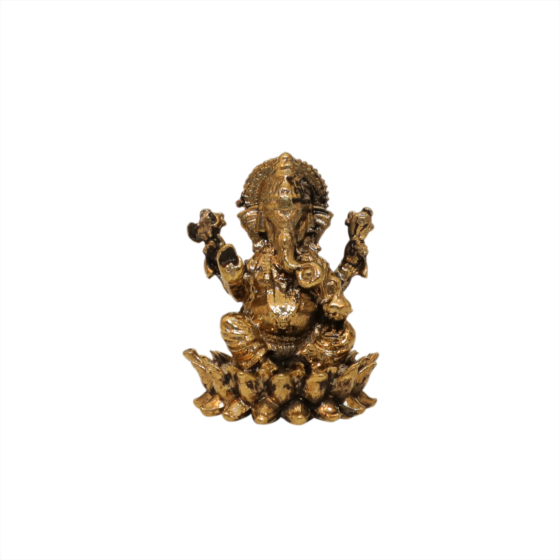 Mini Brass Ganesha Idol KBH09855