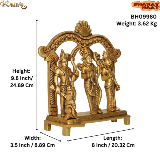 Brass Ram Darbar Idol KBH09980