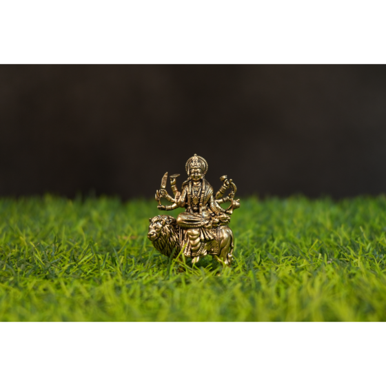 Brass Ambe Maa statue KBH10152