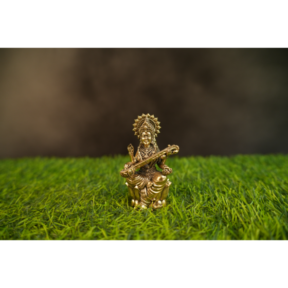 Brass Saraswati maa Statue KBH10192