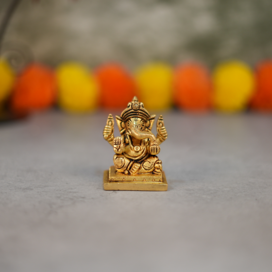Brass Ganesha Idol  KBH10237
