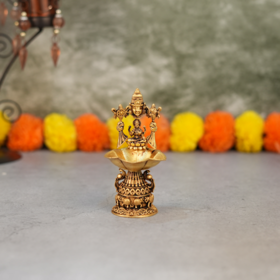 Brass Balaji diya  KBH10248