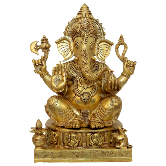 Brass Ganesha Idol KBH10284