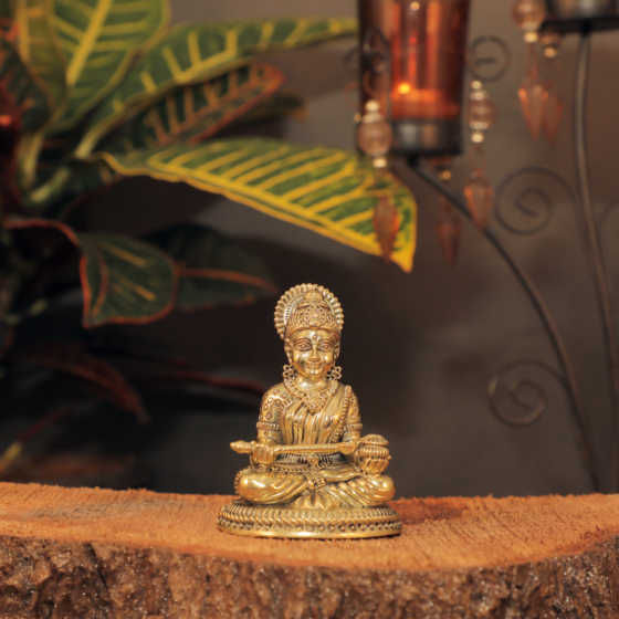 Brass Goddess Annapurna Idol KBH10317