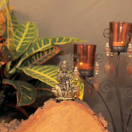 Brass lakshmi Idol  KBH10332