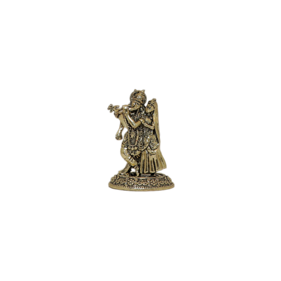 Brass Radha Krishna Idol KBH10450