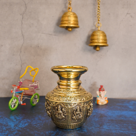Brass lakshmi Pot KBH10488