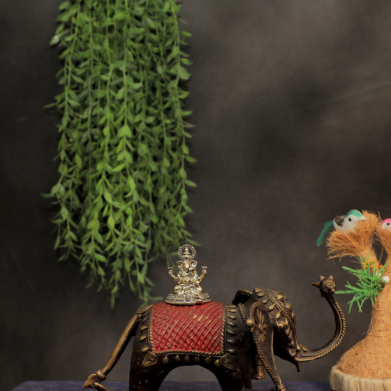 Brass Ganesha Idol KBH10562