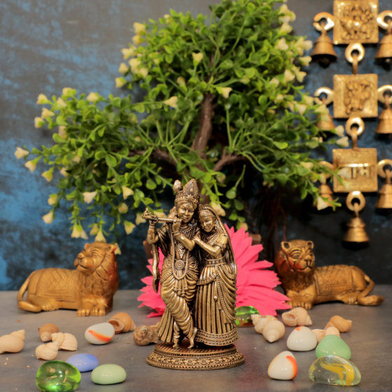 Brass Radha & Krishna KBH10589