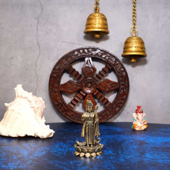 Brass Kartikeya 3 Inch KBH10628