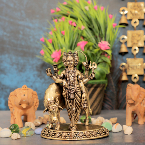 Brass Dattatreya 5 Inch KBH10660