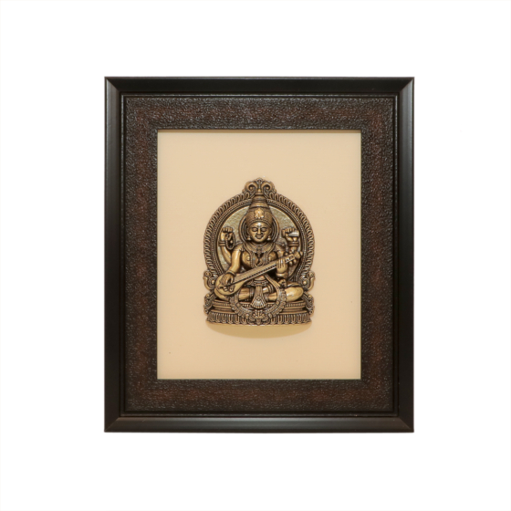 Brass Saraswati Frame KBH10699