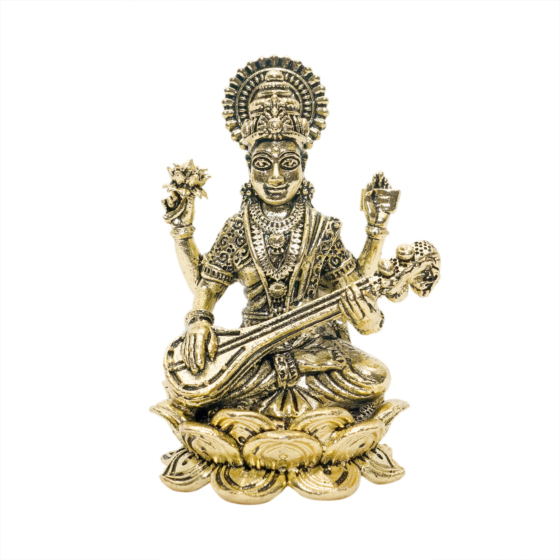 Brass Saraswati Idol KBH10759