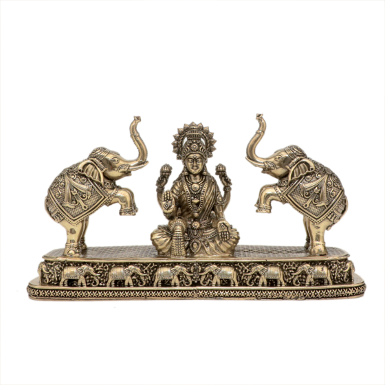 Brass Gajalakshmi Idol 4 Inch KBH10800