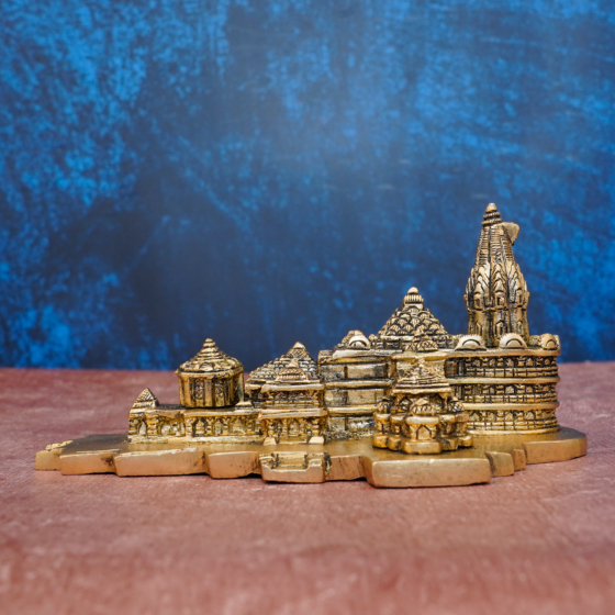 Brass Ram Mandir 3 Inch KBH10882