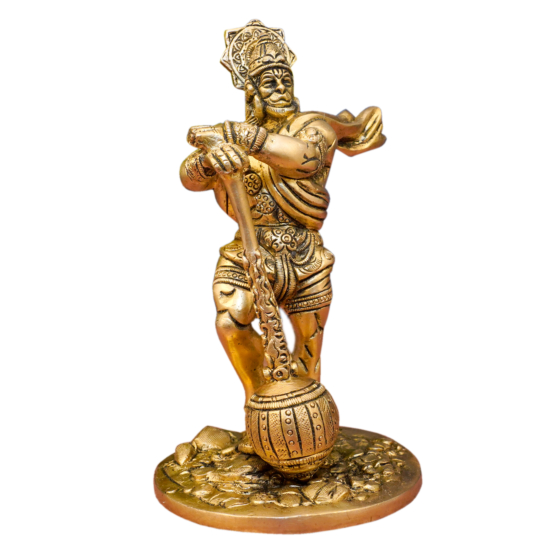 Brass Hanuman 7 Inch KBH10885