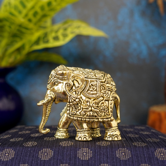 Brass Elephant 1 Inch KBH10942