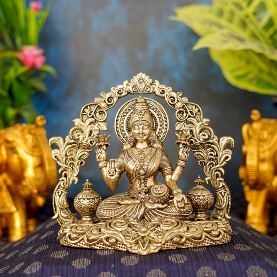 Brass Lakshmi Idol KBH11047