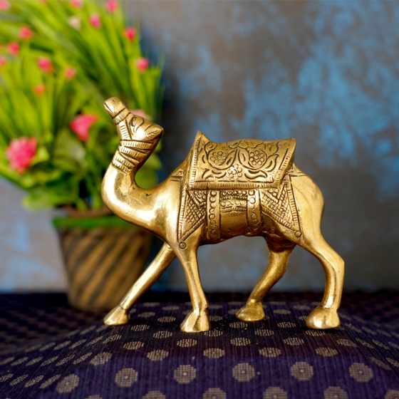 Brass Camel Statue KBH11075