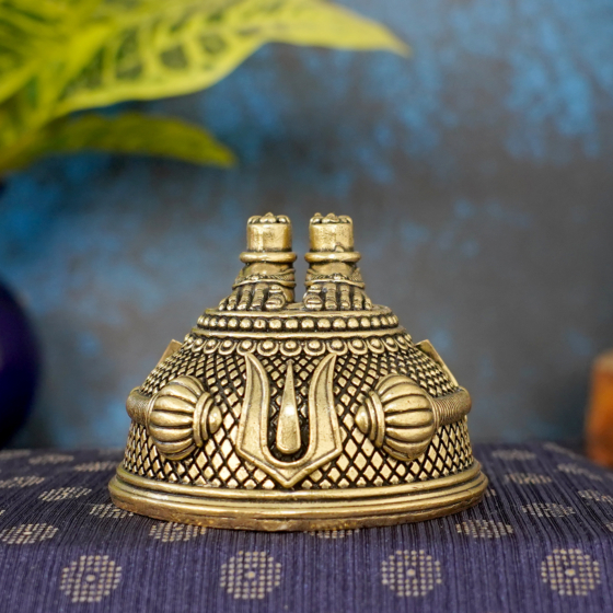 Brass Charan Paduka  KBH11095
