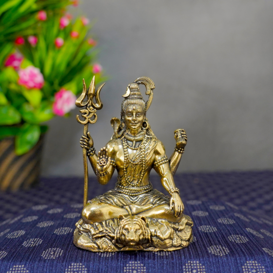 Brass Shiv Idol KBH11099