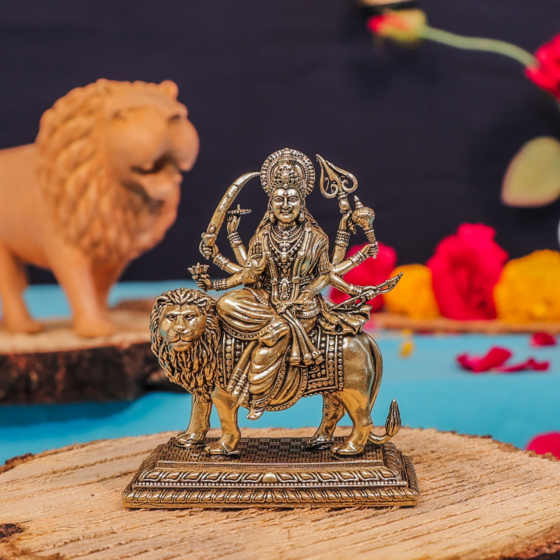 Brass Ambe Maa statue KBH11157