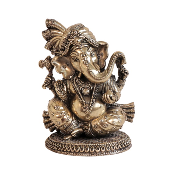 Brass Ganesha Idol 4 Inch KBH11175