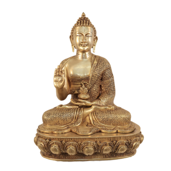 Brass Buddha Statue 22 Inch KBH11279