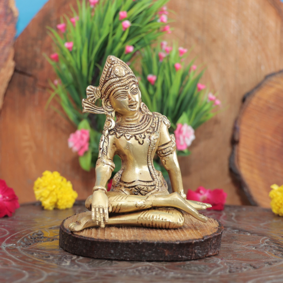 Handmade Brass Indra Statue | KBH11543