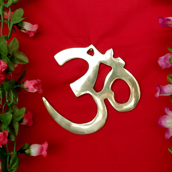 Brass OM Sculptures For Wall Hanging KBH11596