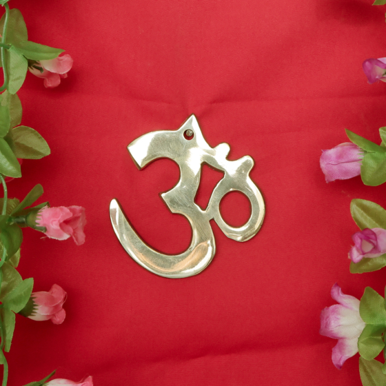 Brass OM Sculptures For Wall Hanging KBH11597