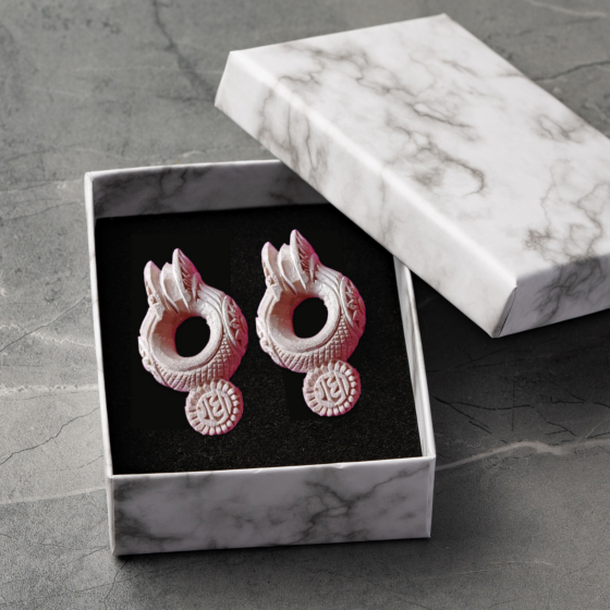 Tulsi Kanthi Earrings | Hoop Design