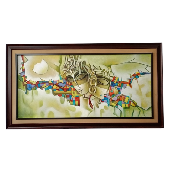 Radha Krishna Painting on Canvas