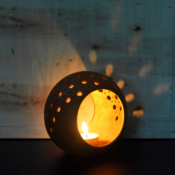 RING LARGE Tea Light Holder Large with Complimentary tealights