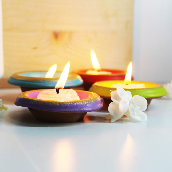 Pot_PLATO_Candle Holder Set of 4 with Complimentary HD Candles FREE