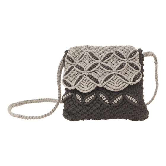 Black & Ash piping Sling bag Tote bag