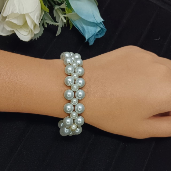 Beads & Pearl Bracelet