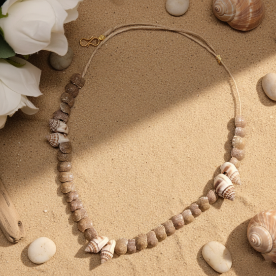 The Shoreline Whisper Shell Necklace