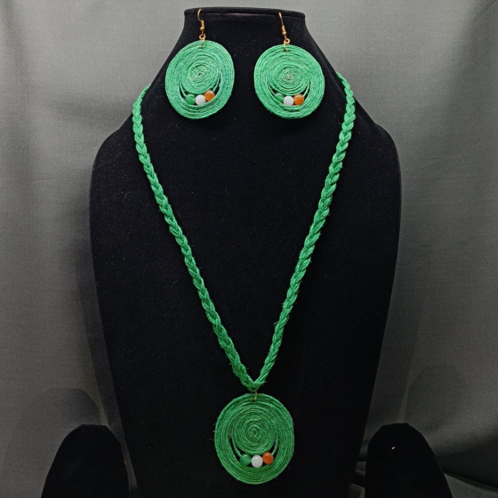 Jute Necklace Set