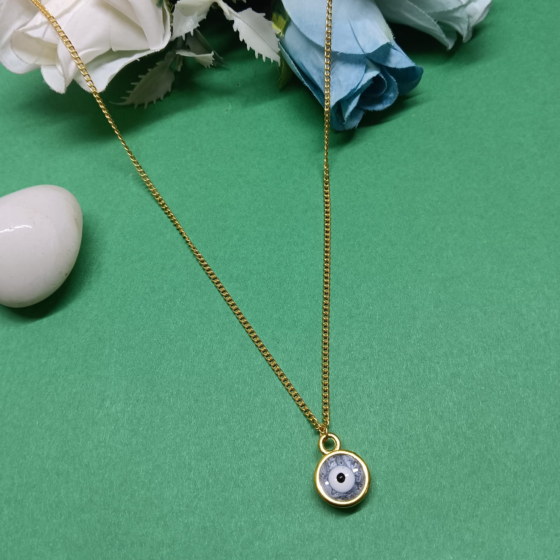 Handcrafted Evil Eye Pendant Necklace