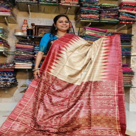 Handmade Handloom silk saree 