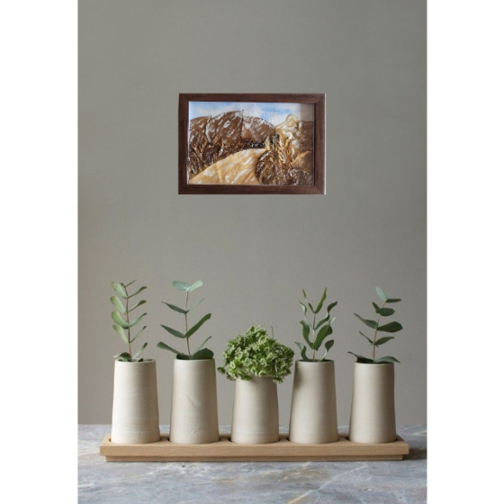 Landscape- Home decor made from dry leaves