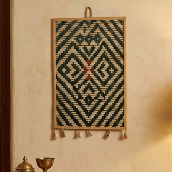 Handcrafted Bamboo Wall Hanging