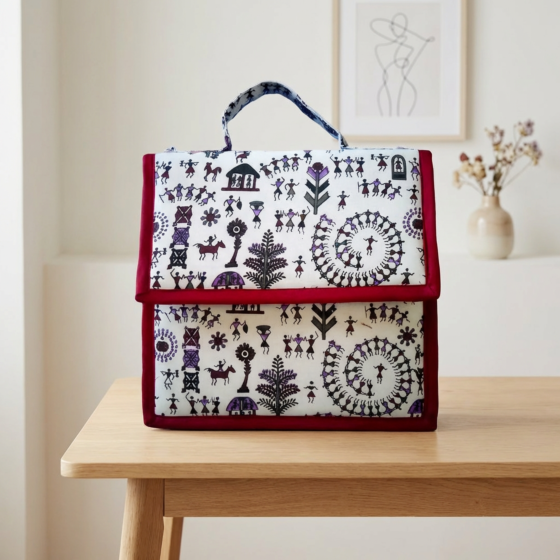 Handcrafted Warli Print Sling Bag