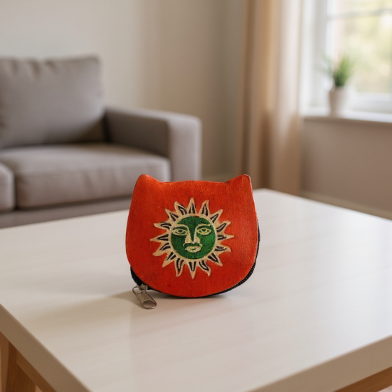 Genuine leather Small Coin Purse | Sun Design
