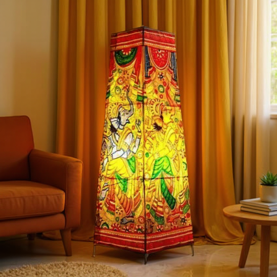 Handcrafted Decorative Sqaure Shaped Lamp 